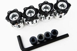 Hot Racing HRAWH17HS01 Hex Hub Adapters, 12mm to 17mm w/ 6mm Offset