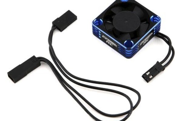 Protek RC PTK-2112 30x30x10mm Aluminum High Speed HV Cooling Fan (Blue/Black)
