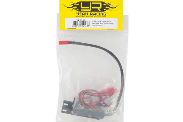 Yeah Racing YA-0386 Yeah Racing 1/10 Scale Crawler Aluminum Winch (Silver) (Type A)