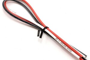 Tekin TT3031 Tekin 12" 14awg Silicon Power Wire (Black/Red/White) (3)