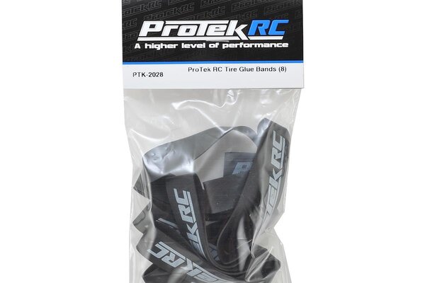 Protek RC PTK-2028 ProTek RC Tire Glue Bands (8)