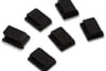 DragRace Concepts DRC-710  DragRace Concepts Self Adhesive Wire Clips (Black) (6)