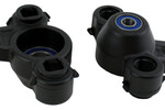 RPM R/C Products RPM80582 REVO AXLE CARRIERS & BEARINGS (2) BLACK
