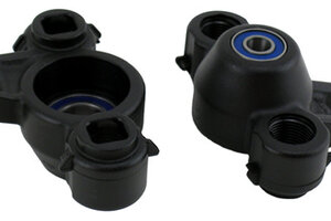 RPM R/C Products RPM80582 REVO AXLE CARRIERS & BEARINGS (2) BLACK