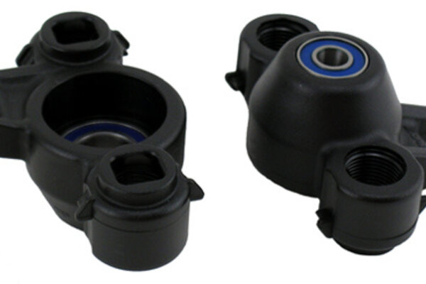 RPM R/C Products RPM80582 REVO AXLE CARRIERS & BEARINGS (2) BLACK