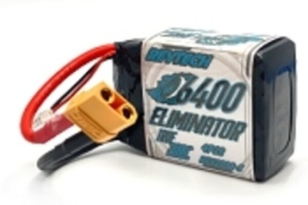 Trinity TRIREV2038-5  Revtech 2S 6400mah 7.4V True 200C Eliminator LiPo Drag Pack Battery, w/ Xt90 Connector