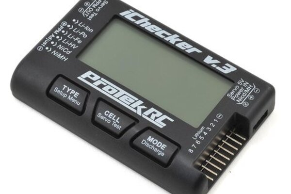 Protek RC PTK-211 ProTek RC "iChecker 3.0" LCD LiPo Battery Cell Checker (2-8S)