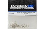 Protek RC ProTek RC Standard Bent Body Clip (10) (1/10 Scale)