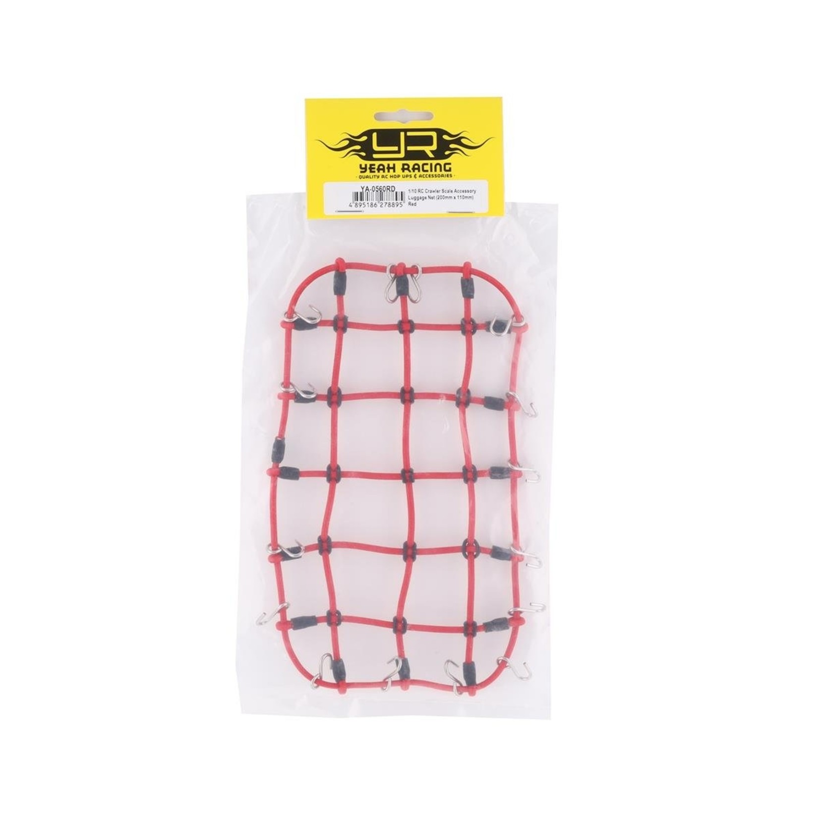 Yeah Racing YA-0560RD Yeah Racing 1/10 Luggage Net (Red) (200x110mm)