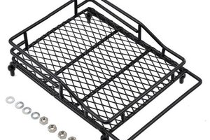 Yeah Racing YA-0403 Yeah Racing 1/10 Crawler Scale Metal Mesh Roof Rack Luggage Tray (14x10x3.5cm)