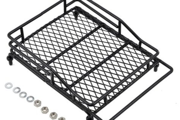 Yeah Racing YA-0403 Yeah Racing 1/10 Crawler Scale Metal Mesh Roof Rack Luggage Tray (14x10x3.5cm)