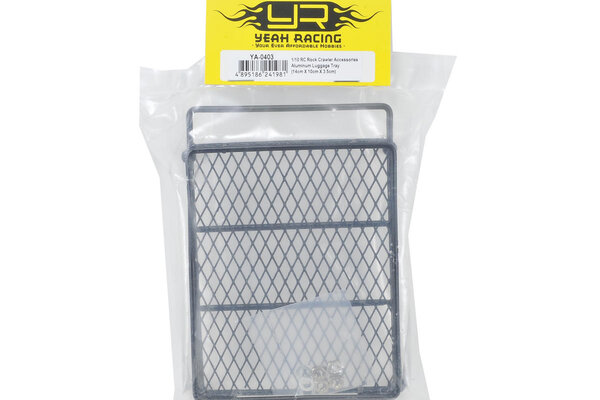 Yeah Racing YA-0403 Yeah Racing 1/10 Crawler Scale Metal Mesh Roof Rack Luggage Tray (14x10x3.5cm)