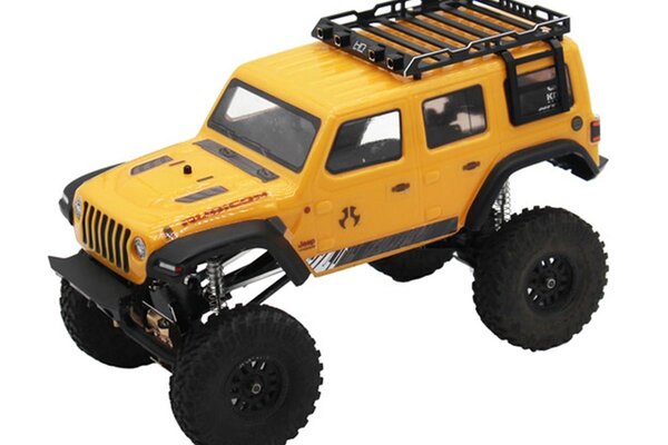 Hot Racing SXTF282RR Hot Racing Axial SCX24 Jeep Aluminum Roof Rack w/Light Pods