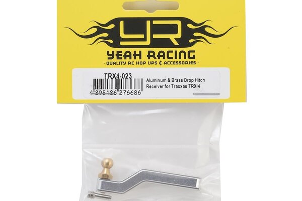 Yeah Racing YEA-TRX4-023 Yeah Racing Traxxas TRX-4 Aluminum & Brass Drop Hitch Receiver