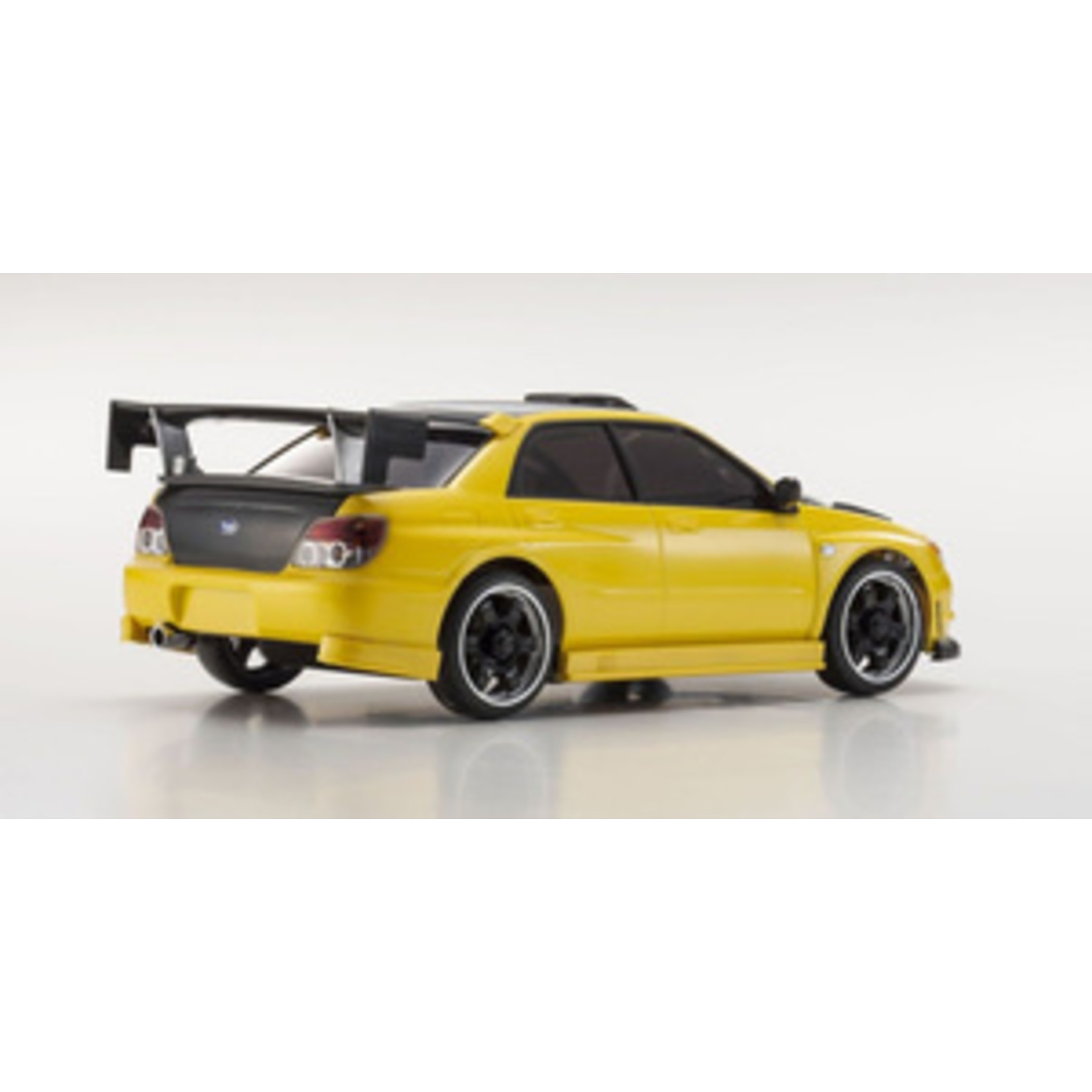 Kyosho KYO32620MY MINI-Z AWD MA-020 Readyset Subaru Impreza with Aero Kit and CFRP Hood Metallic Yellow