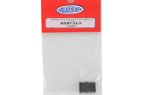 Fuse Battery FUSENP-9 Fuse Battery One Piece Adapter Plug (XT60 Male to T-plug Female)
