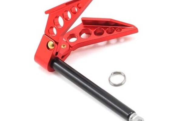 Yeah Racing YEA-YA-0416  Yeah Racing Aluminum 1/10 Crawler Scale Accessory (Foldable Winch Anchor) (Red)