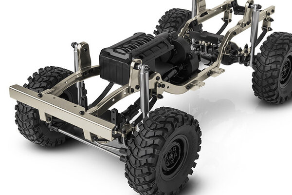 Gmade Sawback Crawler Kit, 1/10th Scale, 4WD w/Steel Frame