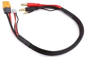 Yeah Racing WPT-0150 Yeah Racing 2S Charge/Balance Adapter Cable (XT60 Female to 4mm Bull