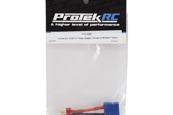 Protek RC PTK-5058 ProTek RC XT90 to T-Style Adapter (Female XT90/Male T-Style)