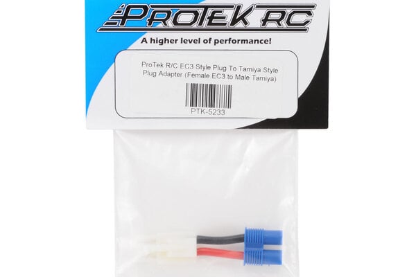 Protek RC PTK-5233 EC3 Style Plug to Tamiya Style Plug Adapter