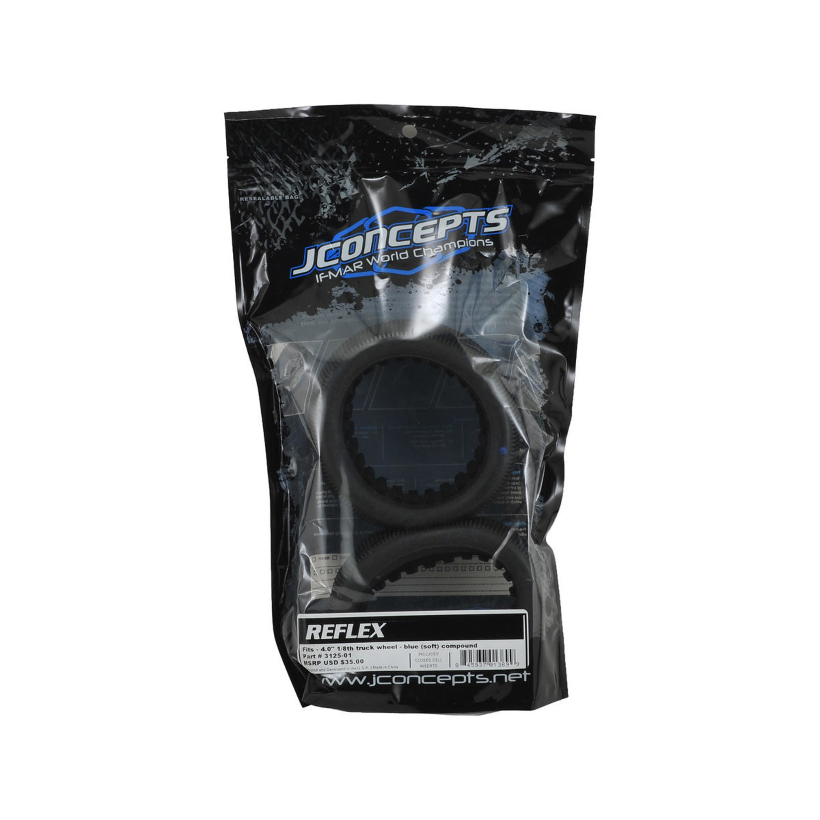 J Concepts JCO312501 Reflex-Blue Compound (fits 4.0" 1/8th truck wheel)