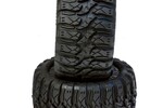 Powerhobby PHBPHT217710  Defender 2.8 Belted Stadium Truck Tires 0 Offset Front 2WD