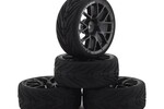 Firebrand RC FBR1WHEHYP683 Firebrand RC Hypernova-RT3 Pre-Mounted On-Road Tires (4) (Gun Metal)