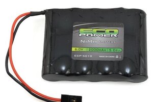 EcoPower ECP-5010 EcoPower 5-Cell NiMH AA SBS-Flat Receiver Battery (6V/2000mAh)