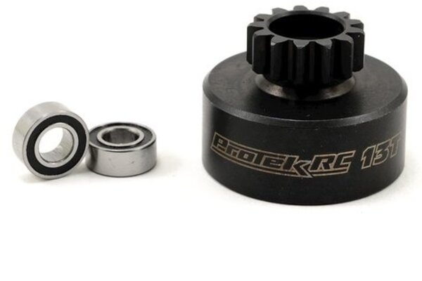 Protek RC PTK7000 Hardened Clutch Bell w/Bearings (13T) (Kyosho Style)