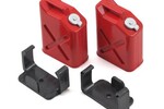 Yeah Racing YEA-YA-0355 Yeah Racing 1/10 Crawler Scale "Jerry Can" Accessory Set (Fuel Cans) (Red)