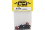 Yeah Racing Yeah Racing 96cm 1/10 Crawler Scale Steel Chain Accessory w/Red Hooks (Black)