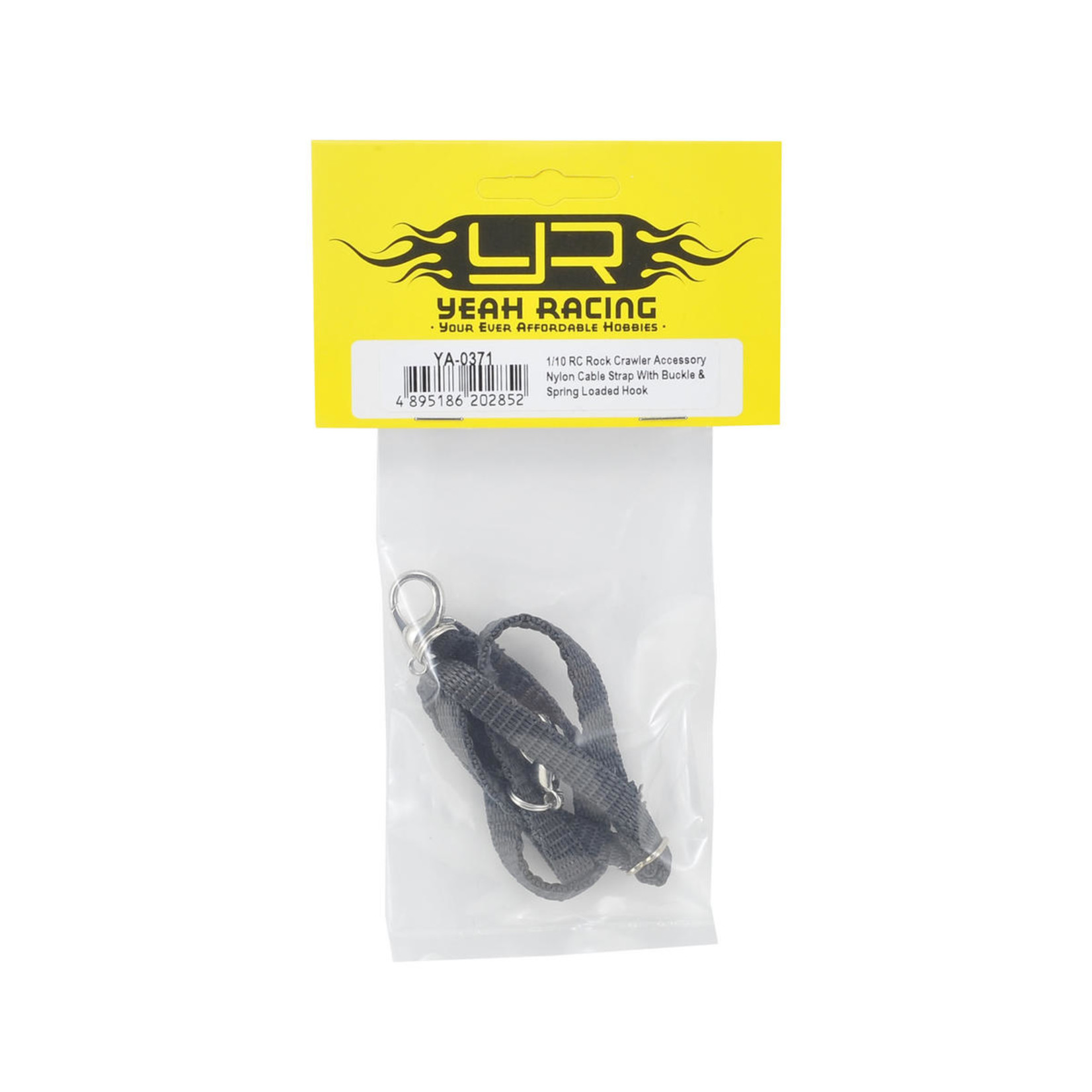 Yeah Racing YA-0371 Yeah Racing 1/10 Crawler Scale Nylon Cable Strap Accessory w/Buckle & Hook