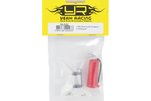 Yeah Racing YEA-YA-0352  Yeah Racing 1/10 Crawler Scale Accessory Set (Fire Extinguisher)