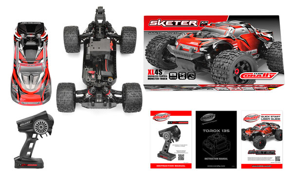 Corally (Team Corally) COR00191 Sketer XP 1/10 4WD 4S Brushless RTR Monster Truck (No Battery or Charger)