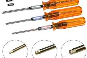 MIP - Moore's Ideal Products Hex Driver Ball Wrench Set, Metric, 2.0mm, 2.5mm, & 3.0mm
