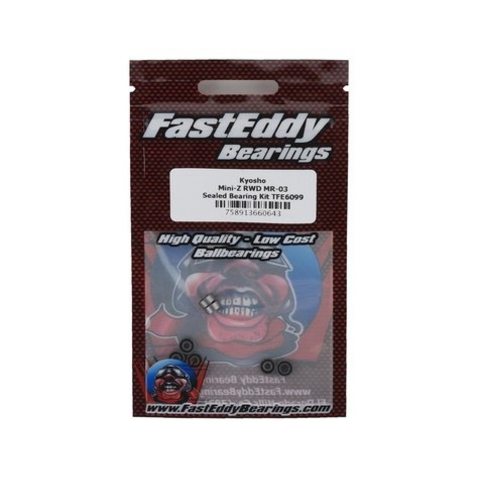 FastEddy TFE6099 FastEddy Kyosho Mini-Z RWD MR-03 Sealed Bearing Kit