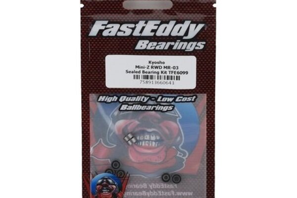 FastEddy TFE6099 FastEddy Kyosho Mini-Z RWD MR-03 Sealed Bearing Kit