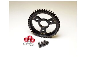 Hot Racing SRVO442 Steel Spur Gear, Heavy Duty, 42 Tooth, 1.0m