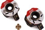 Samix SCX24-4412FS Samix SCX24 Brass Heavy Steering Knuckle Set w/Brake Rotor
