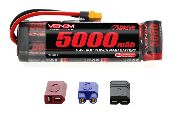 Venom Racing VNR1527-7 DRIVE 8.4V 5000mAh NiMH Flat Pack Battery with UNI 2.0 Plug