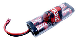 Racers Edge RCESP50007HDNS 5000mAh 8.4V 7-Cell NiMH Hump Battery Pack w/ T-Plug