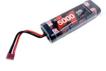 Racers Edge RCESP50006DNS 5000mAh 7.2V 6-Cell NiMH Flat Battery Pack with T-Plug