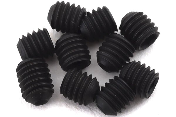 Protek RC PTK-H-4001  RC 3x4mm "High Strength" Cup Style Set Screws  (10)