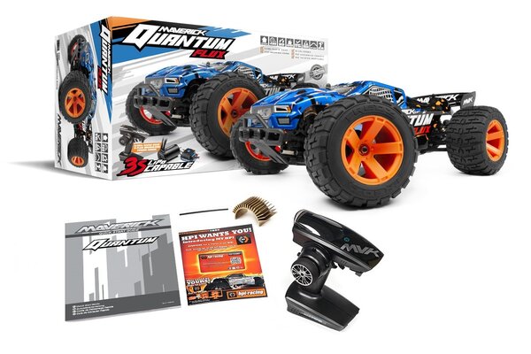 Maverick Quantum XT Flux 80A 1/10 4WD Truck - Blue
