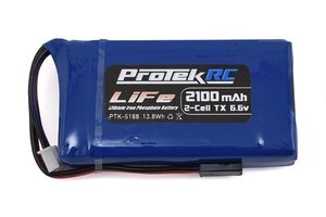 Protek RC PTK-5188  ProTek RC LiFe Futaba Transmitter Battery Pack (6.6V/2100mAh) (3PV/4PK/4PM/4PLS/4PX/4PV/7PX/7PXR/10PX/16SZ)
