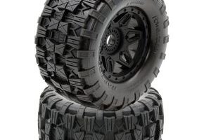 Powerhobby PHBPHT2380 Raptor MX Belted All Terrain Tires Mounted 17mm Traxxas