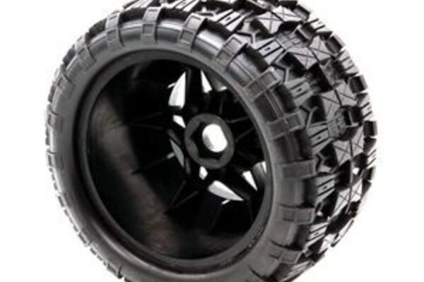 Powerhobby PHBPHT2380 Raptor MX Belted All Terrain Tires Mounted 17mm Traxxas
