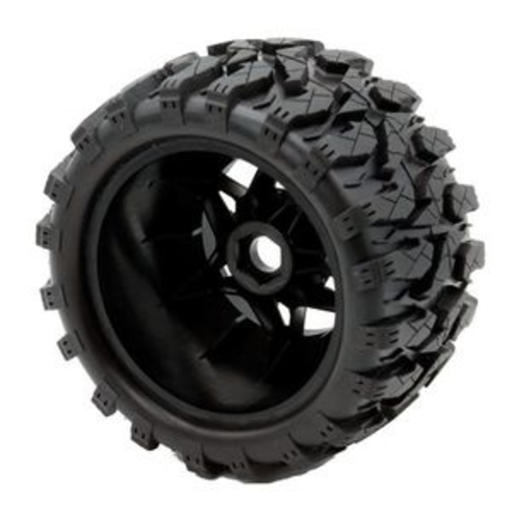 Power Hobby PHBPHT2383 Defender MX Belted All Terrain Tires Mounted 17mm Traxxas
