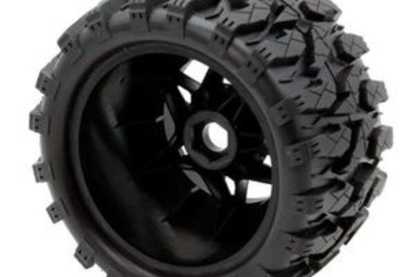 Powerhobby PHBPHT2383 Defender MX Belted All Terrain Tires Mounted 17mm Traxxas